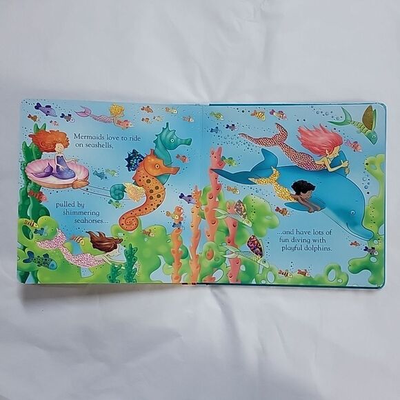 USBORNE MERMAIDS TOUCHY-FEELY BOARD BOOK - Picture 4 of 8